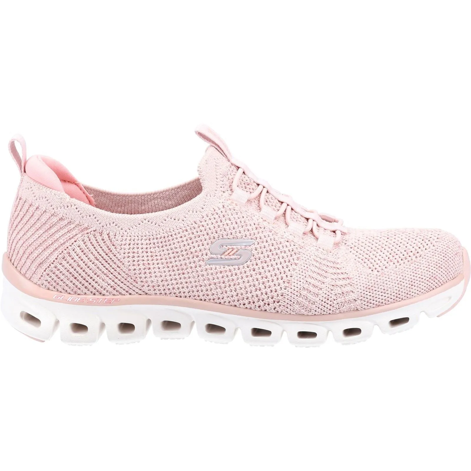Women's Wide Fit Skechers 104198 Glide Step Grand Flash Trainers - Rose sold by Wide Fit Shoes product image thumbnail 2