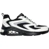 Women's Wide Fit Skechers 177424 Tres Air Uno Street Fl Air Trainers - Black/White sold by Wide Fit Shoes