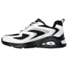 Women's Wide Fit Skechers 177424 Tres Air Uno Street Fl Air Trainers - Black/White sold by Wide Fit Shoes