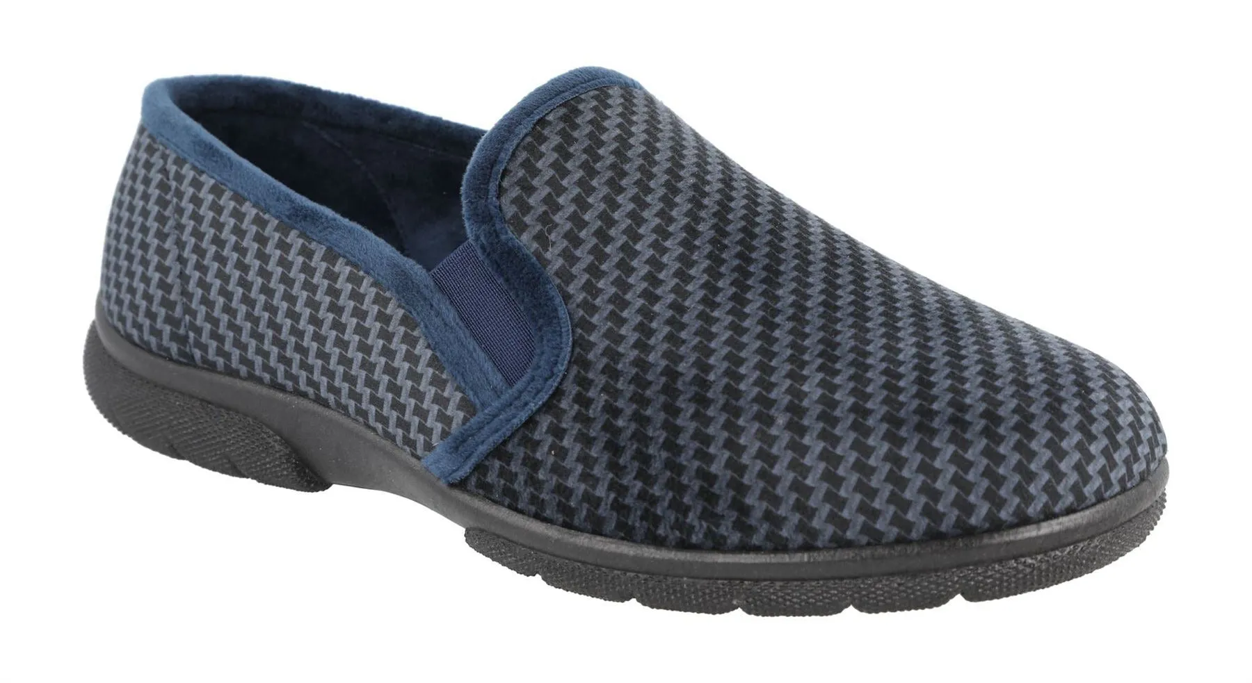 Men's Wide Fit DB Glen Slippers sold by Wide Fit Shoes product image thumbnail 2