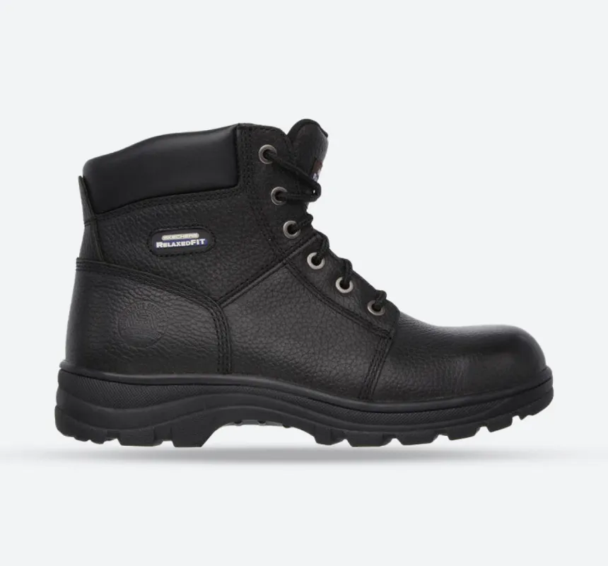 Men's Wide Fit Skechers Work shire 77009 Safety Boots sold by Wide Fit Shoes