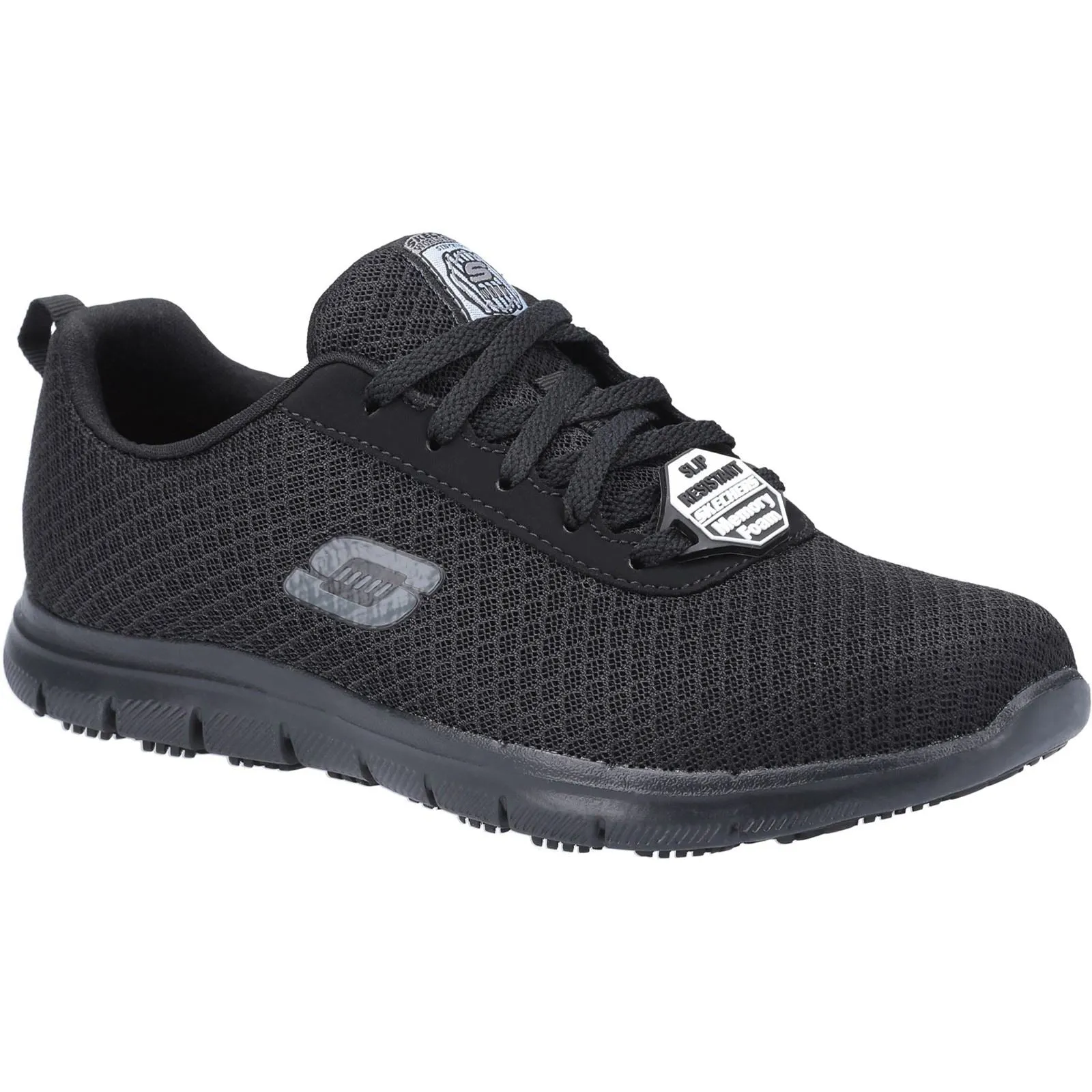 Women's Wide Fit Skechers 77210EC Genter Bronaugh SR Occupational Trainers sold by Wide Fit Shoes product image thumbnail 3