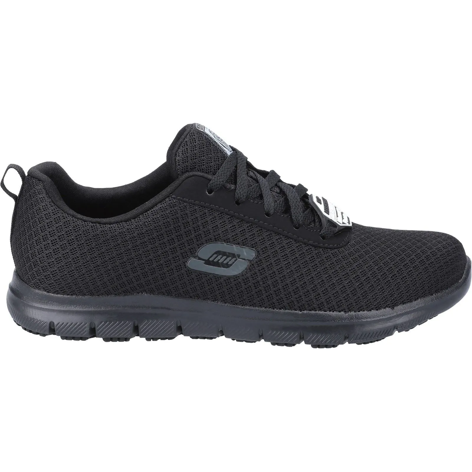 Women's Wide Fit Skechers 77210EC Genter Bronaugh SR Occupational Trainers sold by Wide Fit Shoes product image thumbnail 2