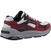 Men's Wide Fit Skechers 237200 Global Jogger Trainers - Burgundy sold by Wide Fit Shoes