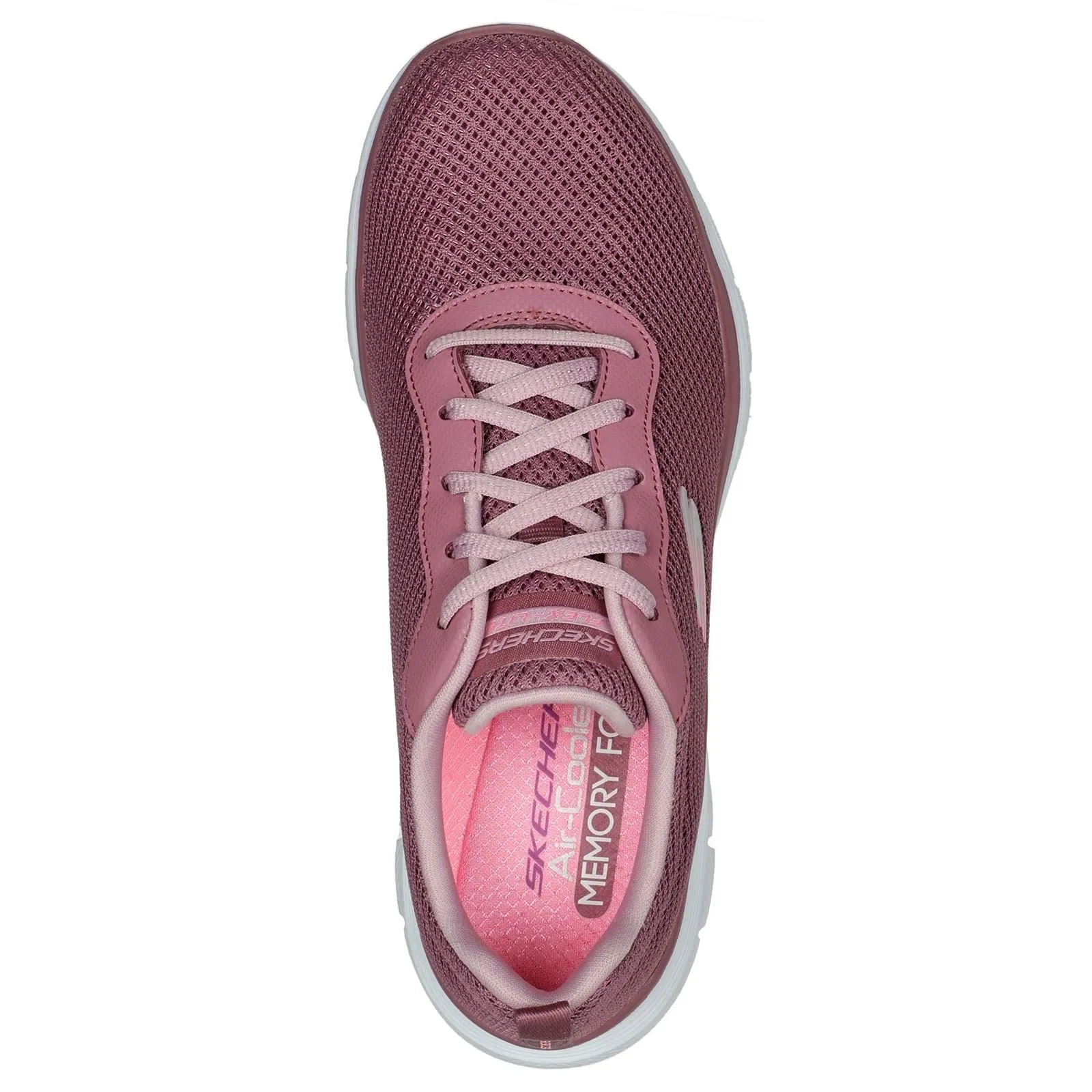 Women's Wide Fit Skechers 149303 Flex Appeal 4.0 Brilliant View Trainers - Mauve sold by Wide Fit Shoes product image thumbnail 5