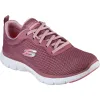 Women's Wide Fit Skechers 149303 Flex Appeal 4.0 Brilliant View Trainers - Mauve sold by Wide Fit Shoes
