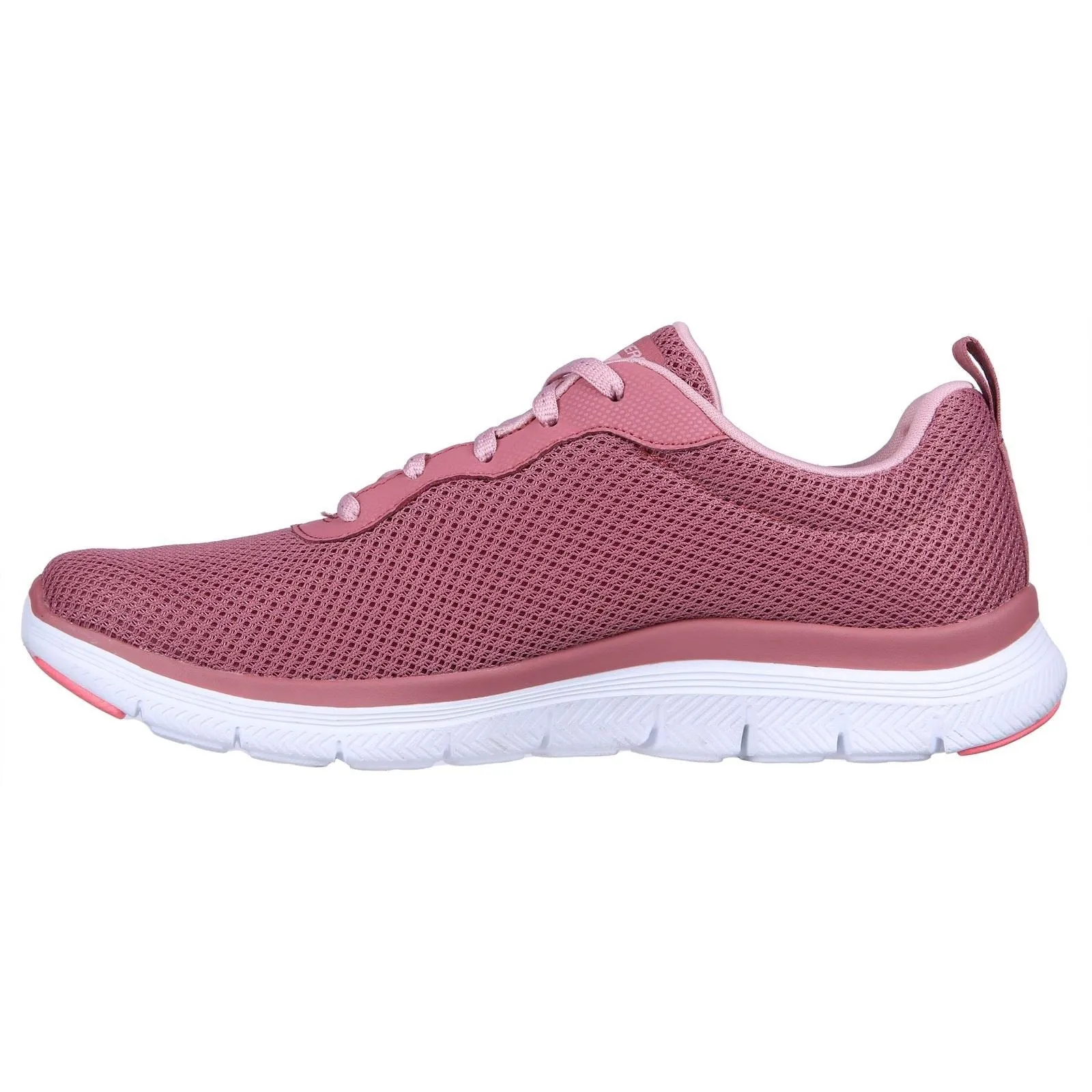 Women's Wide Fit Skechers 149303 Flex Appeal 4.0 Brilliant View Trainers - Mauve sold by Wide Fit Shoes product image thumbnail 4