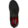 Women's Wide Fit Skechers 77222EC Squad SR Occupational Trainers - Black/Rose Gold sold by Wide Fit Shoes
