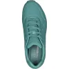 Women's Wide Fit Skechers 73690 Uno Stand On Air Sports Trainers - Teal sold by Wide Fit Shoes