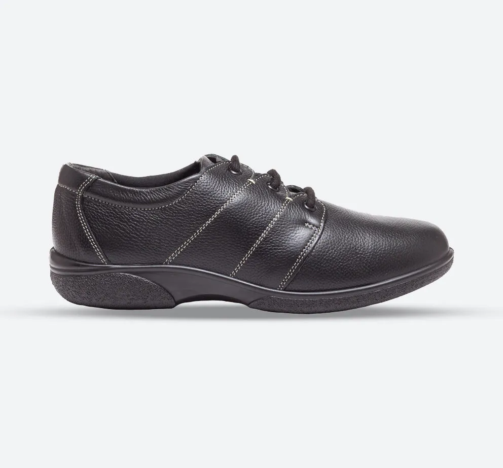Womens Wide Fit DB Glossop Shoes - Black sold by Wide Fit Shoes