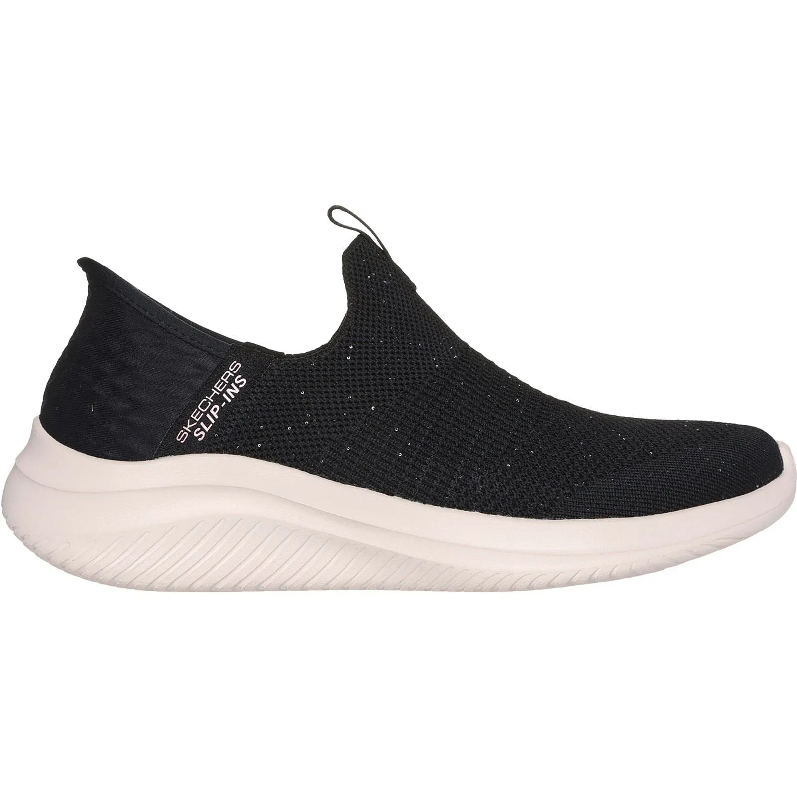 Women's Wide Fit Skechers 149594 Slip-ins Ultra Flex 3.0 Trainers - Black/Rose Gold sold by Wide Fit Shoes product image thumbnail 2