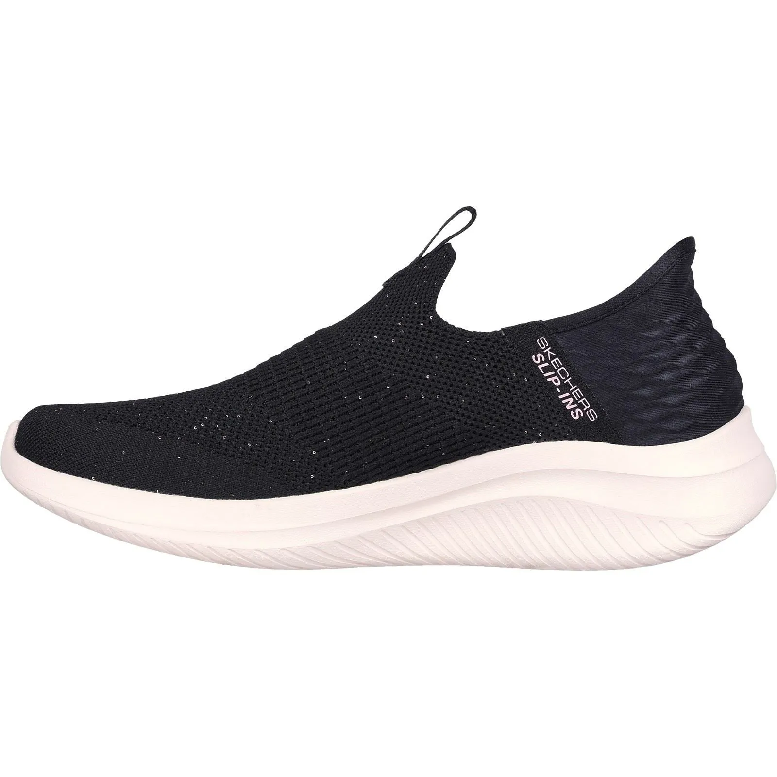 Women's Wide Fit Skechers 149594 Slip-ins Ultra Flex 3.0 Trainers - Black/Rose Gold sold by Wide Fit Shoes product image thumbnail 4