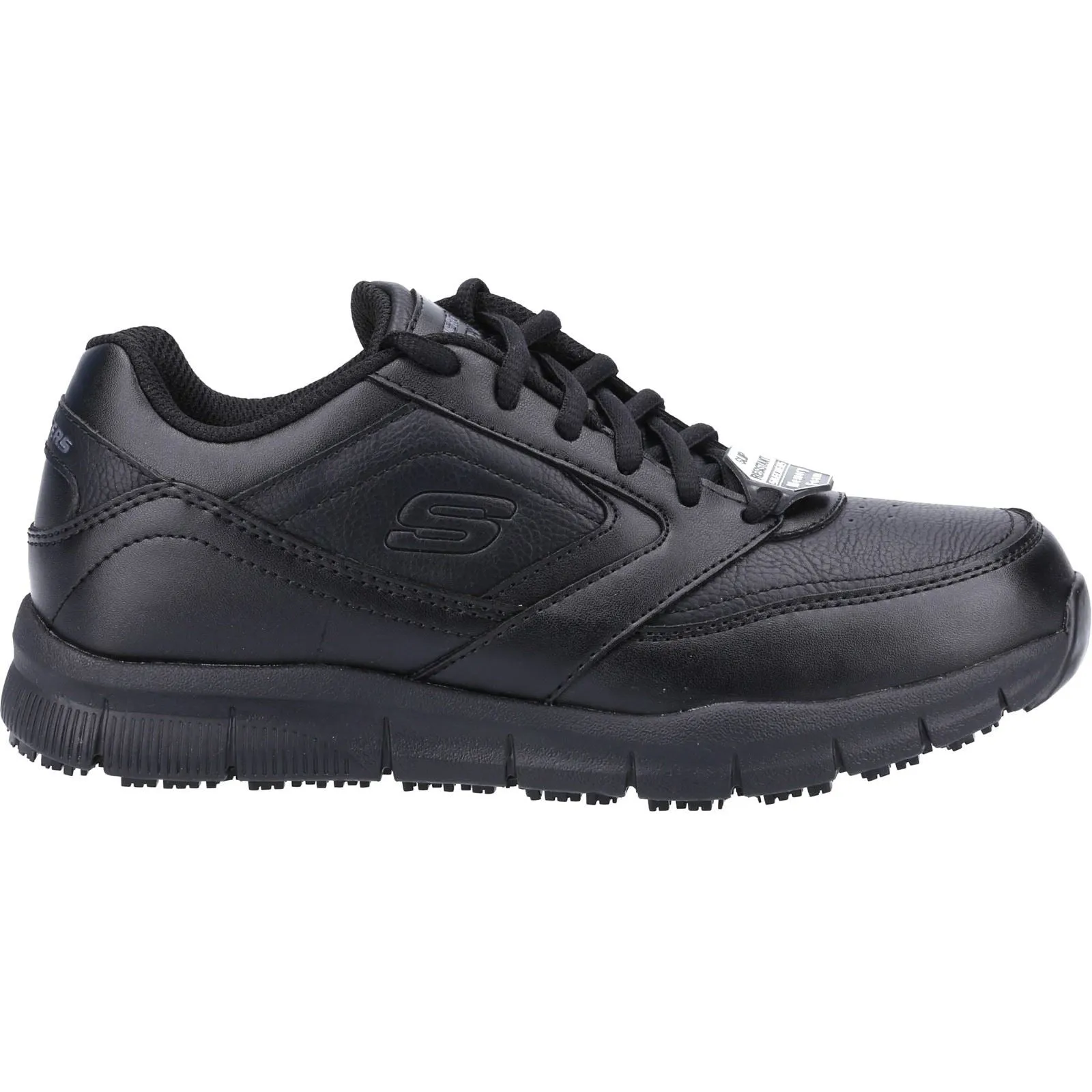 Women's Wide Fit Skechers 77235EC Nampa Wyola Occupational Trainers sold by Wide Fit Shoes product image thumbnail 2