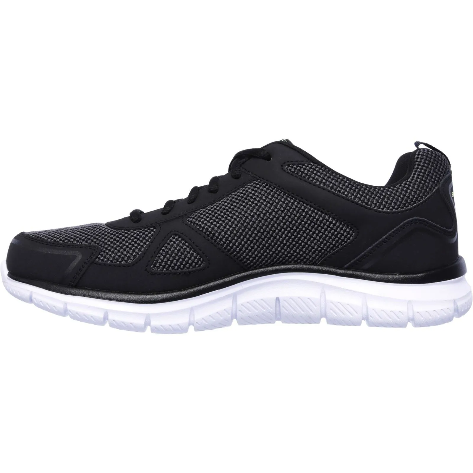 Men's Wide Fit Skechers 52630 Track Bucolo Sports Trainers - Black/White sold by Wide Fit Shoes product image thumbnail 3