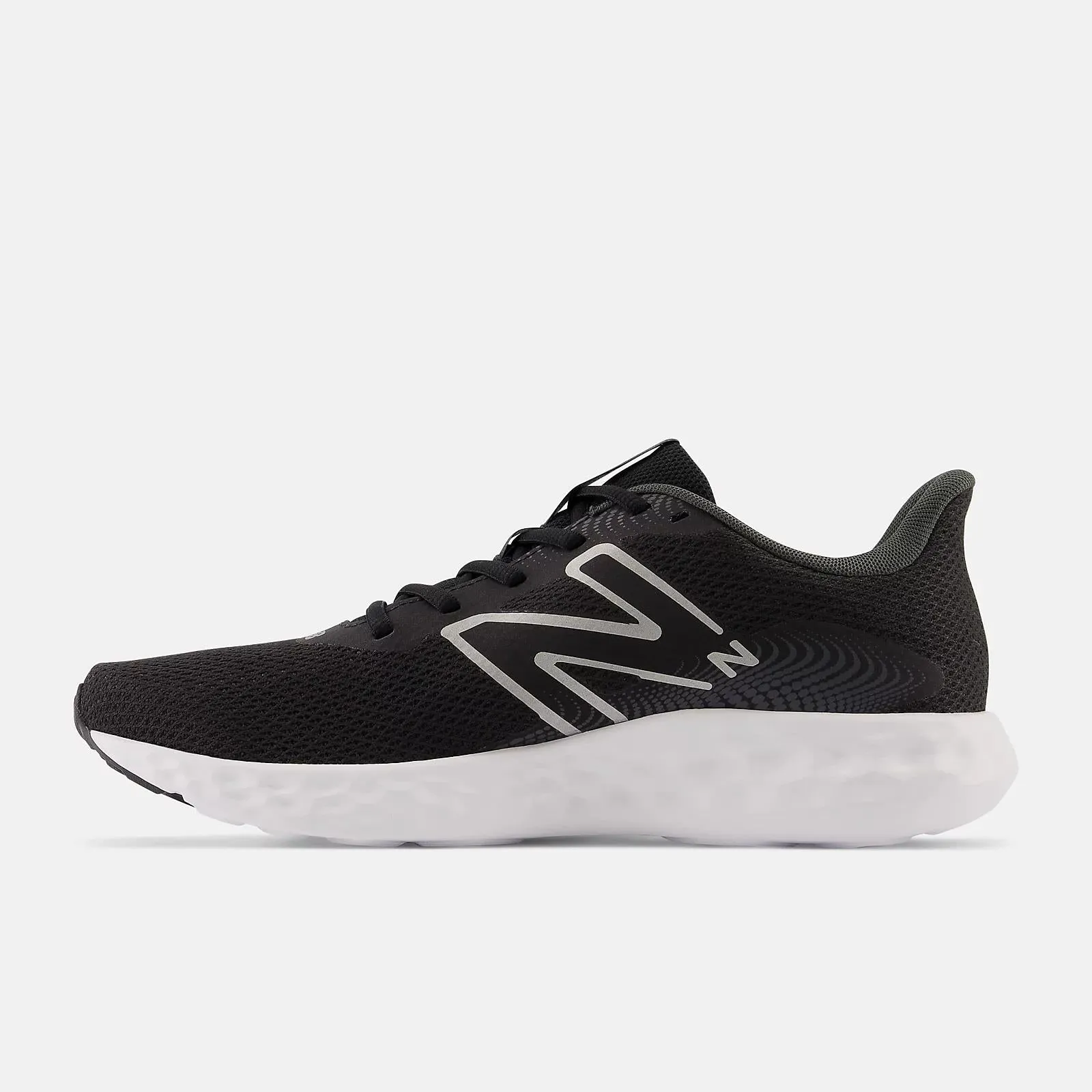 Men's Wide Fit New Balance M411LB3 Walking and Running Trainers - Black/White sold by Wide Fit Shoes product image thumbnail 4
