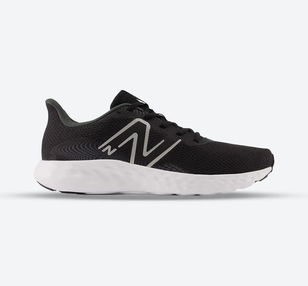 Men's Wide Fit New Balance M411LB3 Walking and Running Trainers - Black/White sold by Wide Fit Shoes