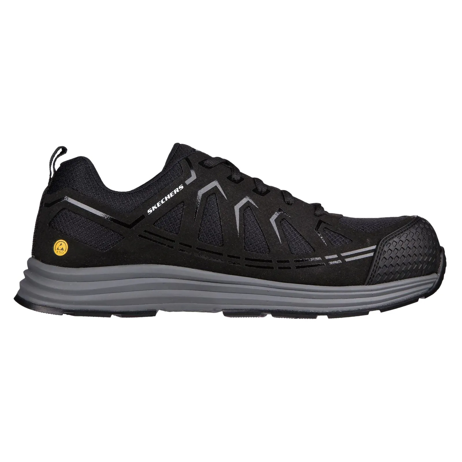 Men's Wide Fit Skechers 200127EC Malad II Safety Trainers sold by Wide Fit Shoes product image thumbnail 2