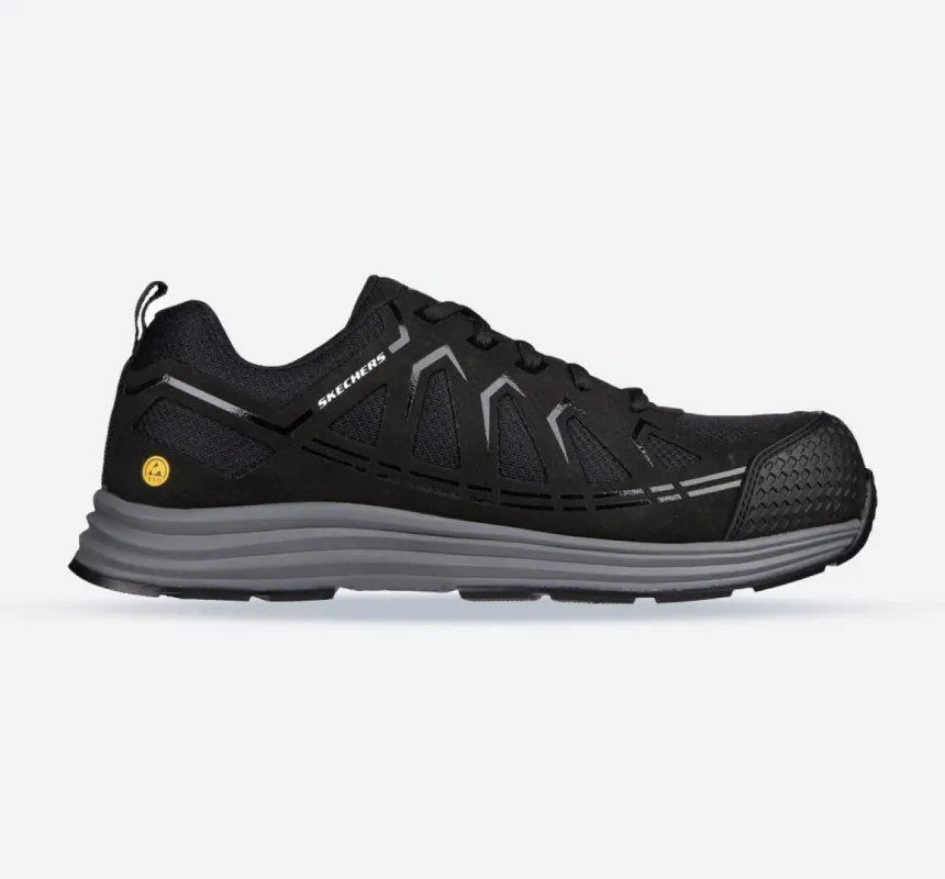 Men's Wide Fit Skechers 200127EC Malad II Safety Trainers sold by Wide Fit Shoes