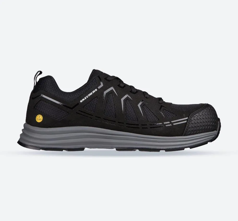 Men's Wide Fit Skechers 200127EC Malad II Safety Trainers sold by Wide Fit Shoes