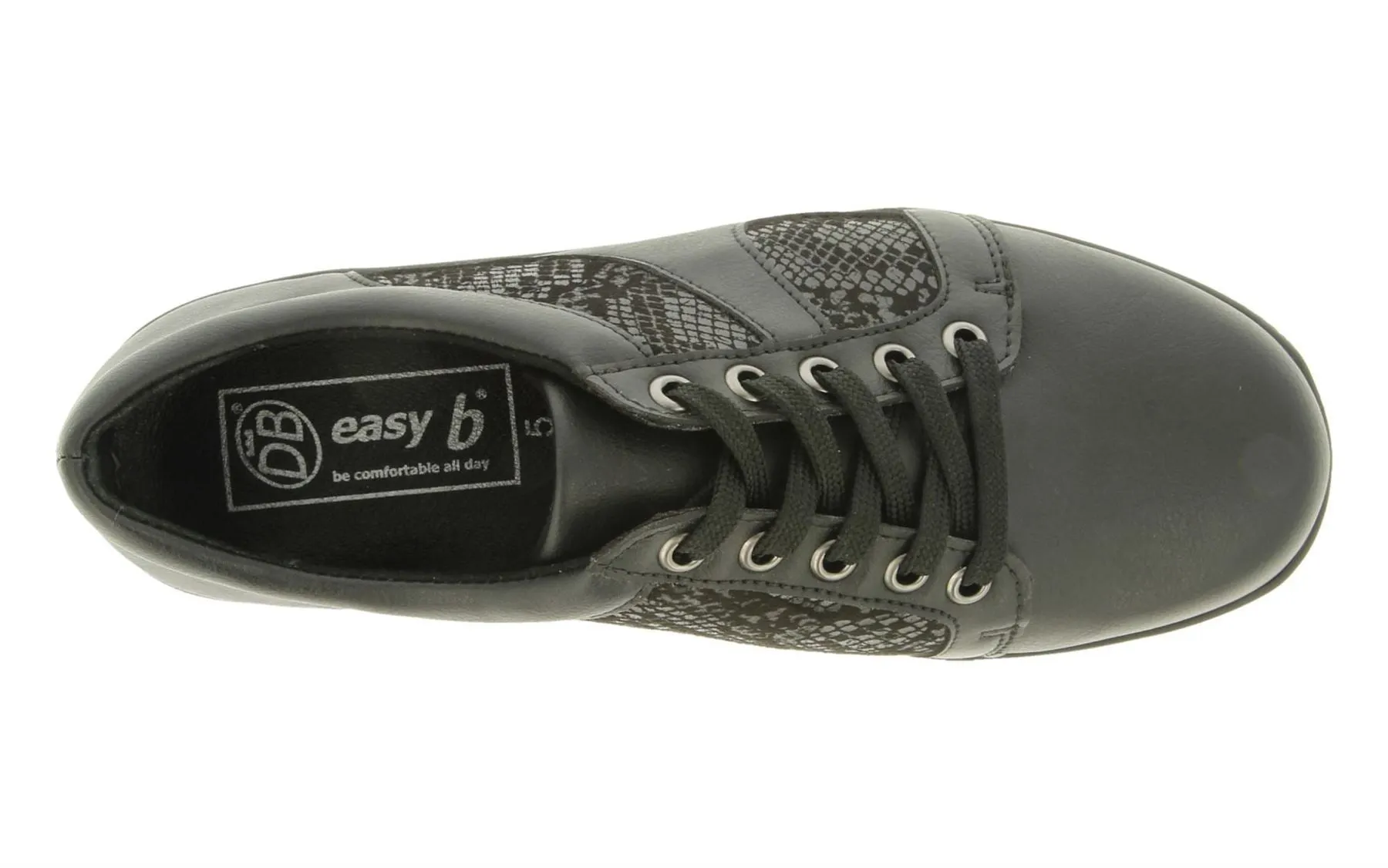 Womens Wide Fit DB Jazz Lace Shoes sold by Wide Fit Shoes product image thumbnail 4