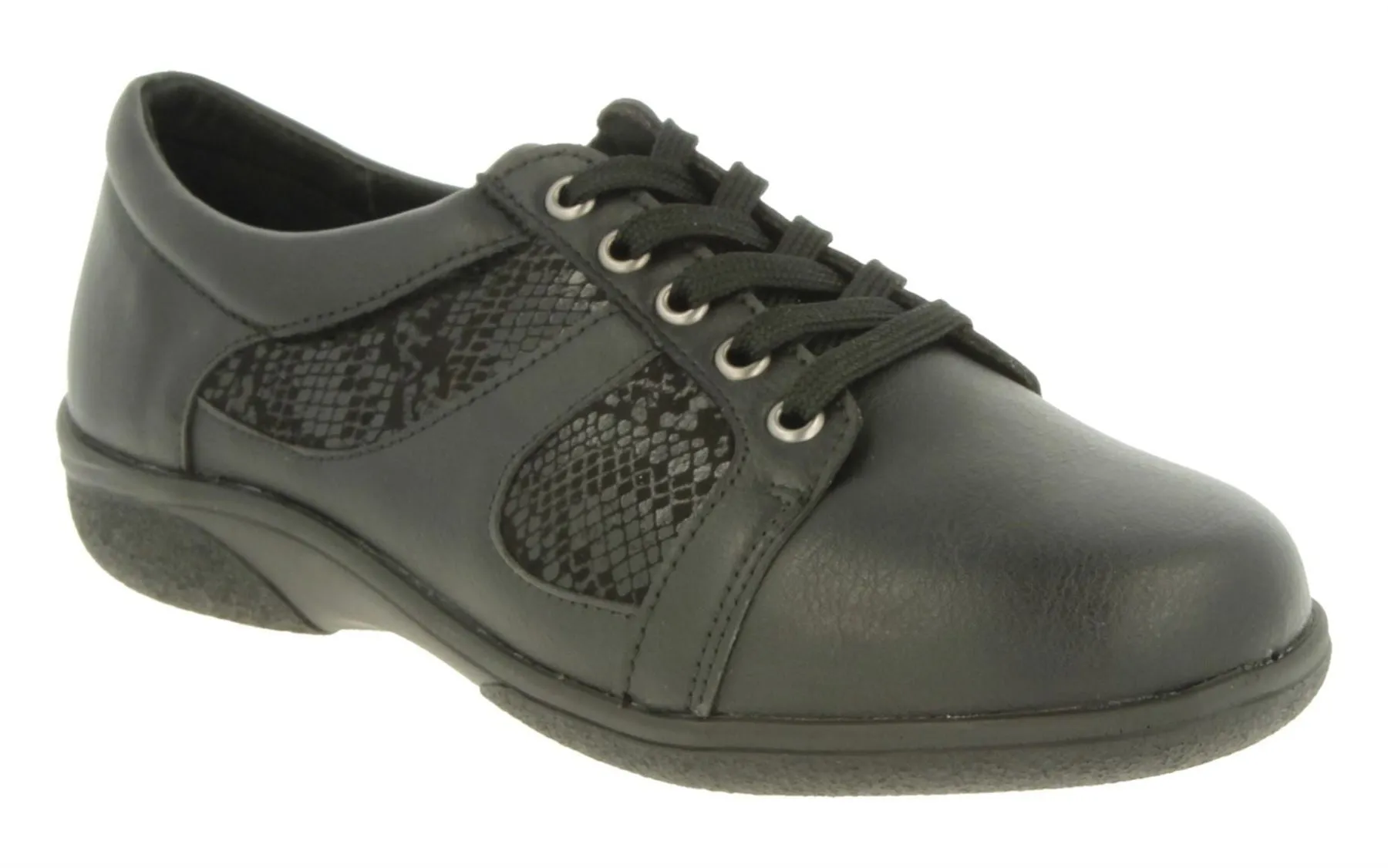 Womens Wide Fit DB Jazz Lace Shoes sold by Wide Fit Shoes product image thumbnail 3