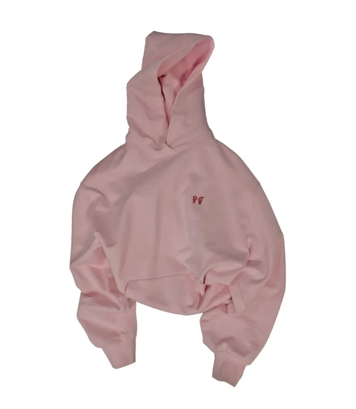 Cuddle Hoodie In Bow Pink sold by Urban Sophistication