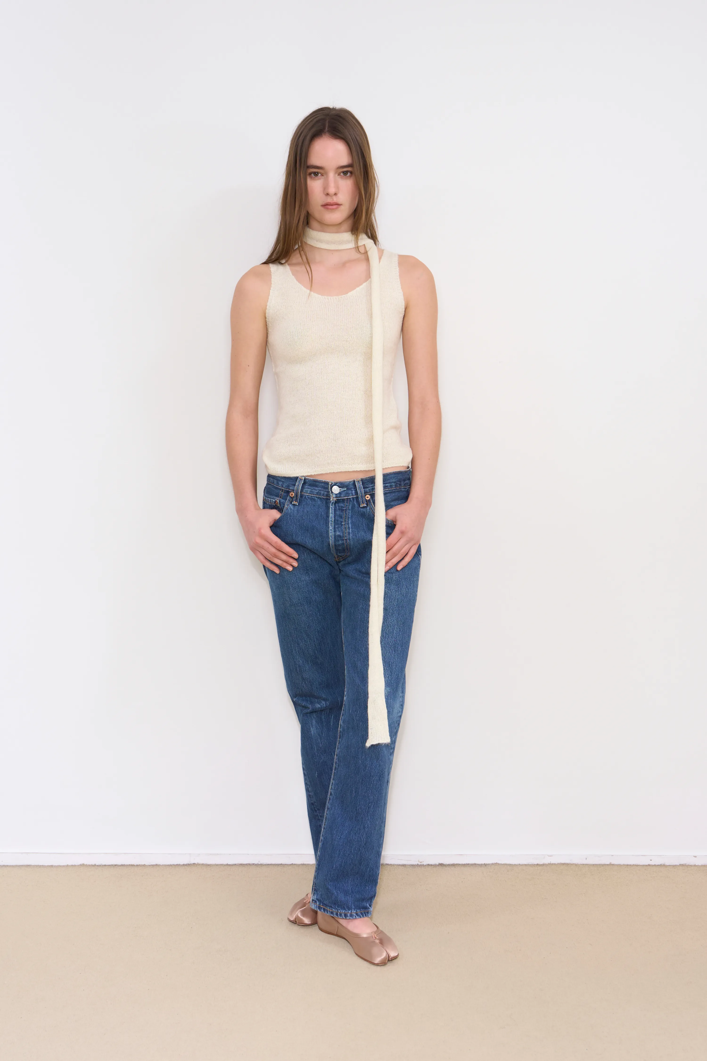 Samantha Top in Cream sold by Urban Sophistication product image thumbnail 2