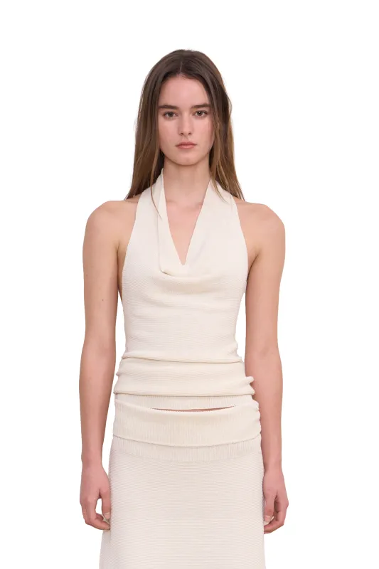 Carlyle Top in Off White sold by Urban Sophistication