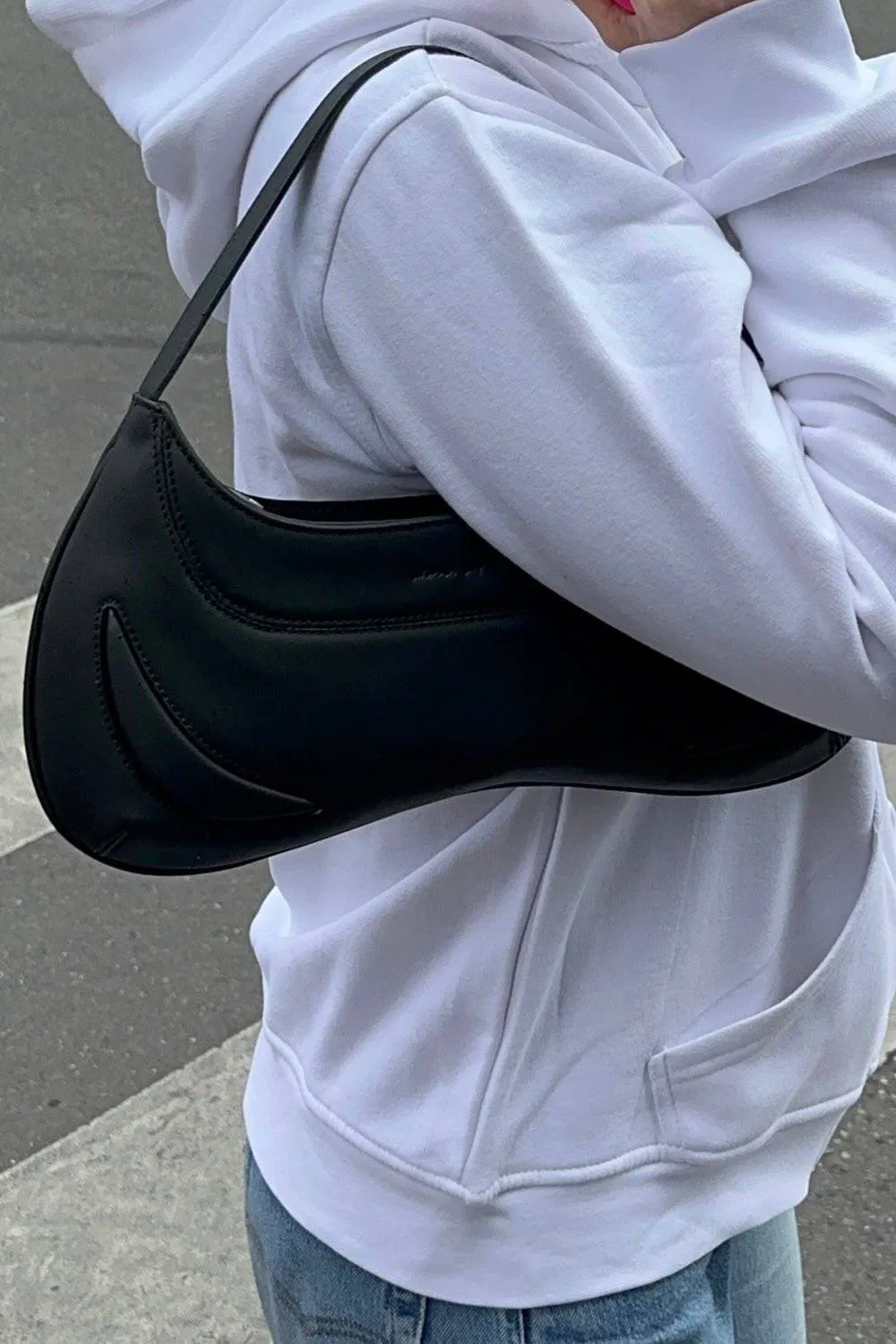 The Harley Bag in Black sold by Urban Sophistication