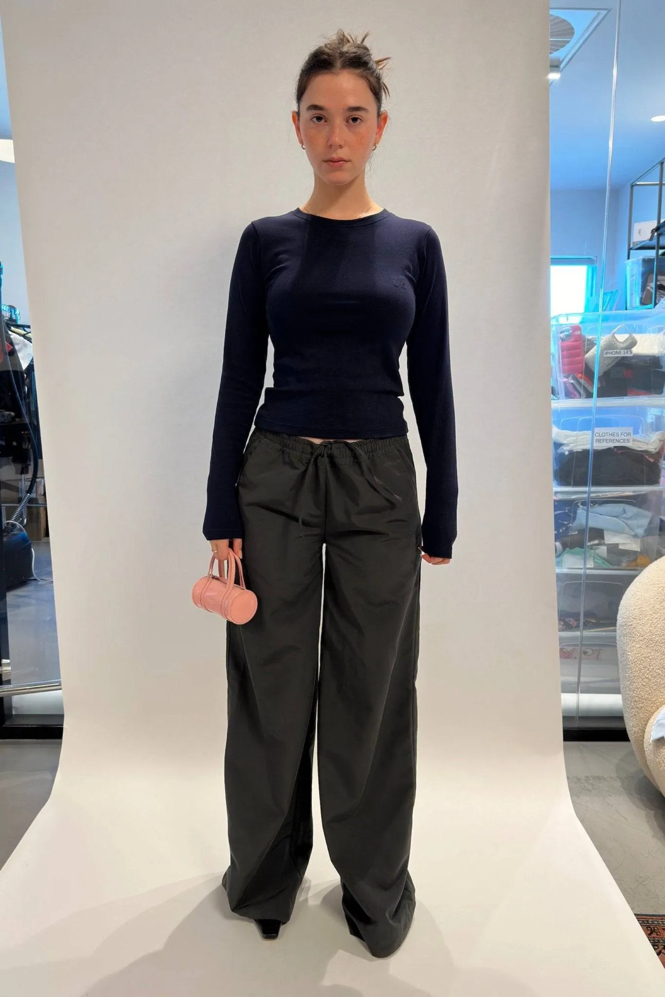 Long Sleeve In Navy sold by Urban Sophistication