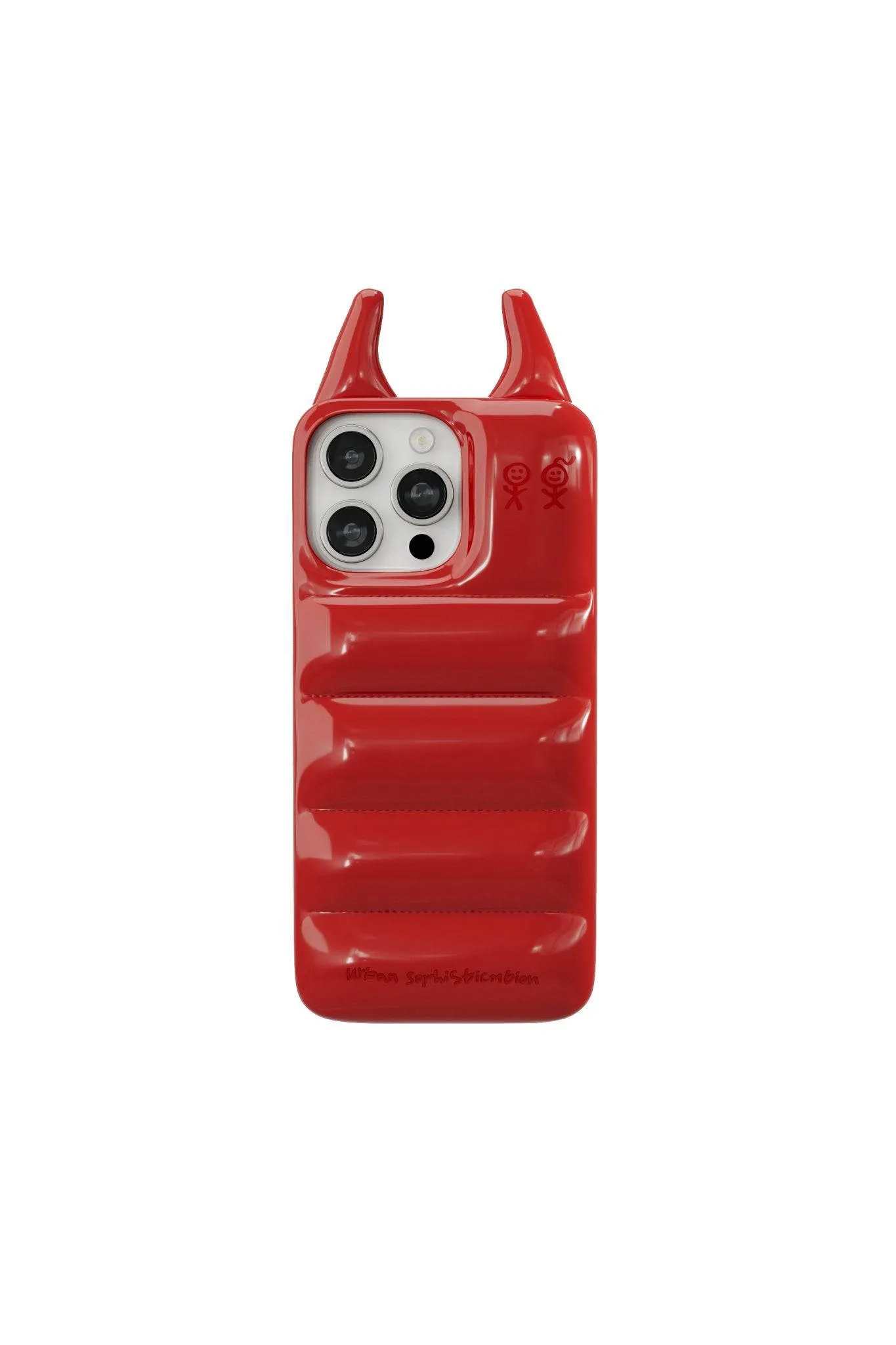 The Puffer Case® - Devil in Red sold by Urban Sophistication