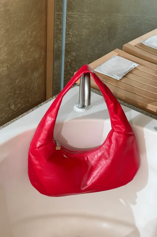 The Anon Small Bag in Hot Chili sold by Urban Sophistication