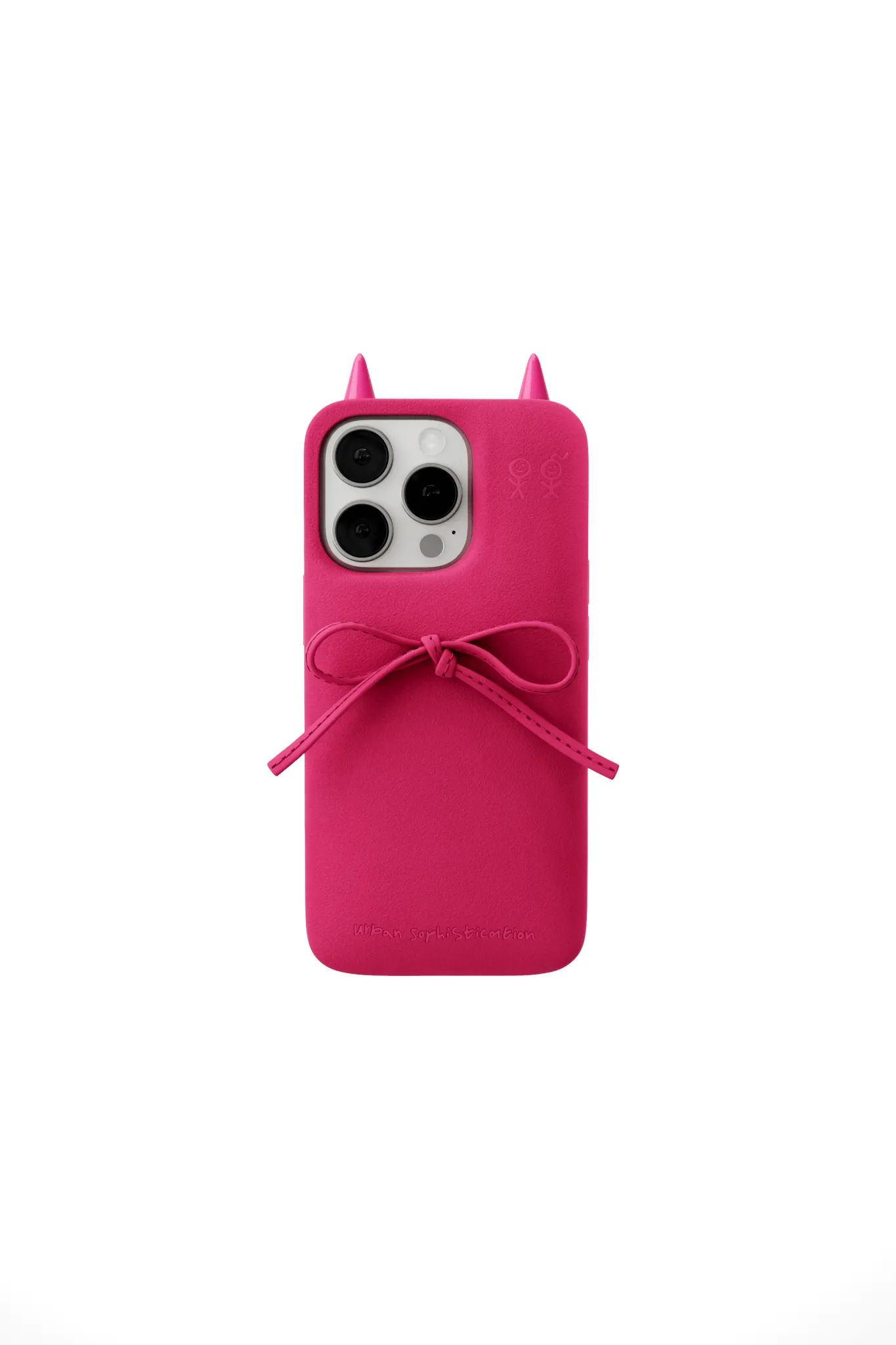 The Soap Case® - Delicate Bow in Neon Pink Suede sold by Urban Sophistication product image thumbnail 4