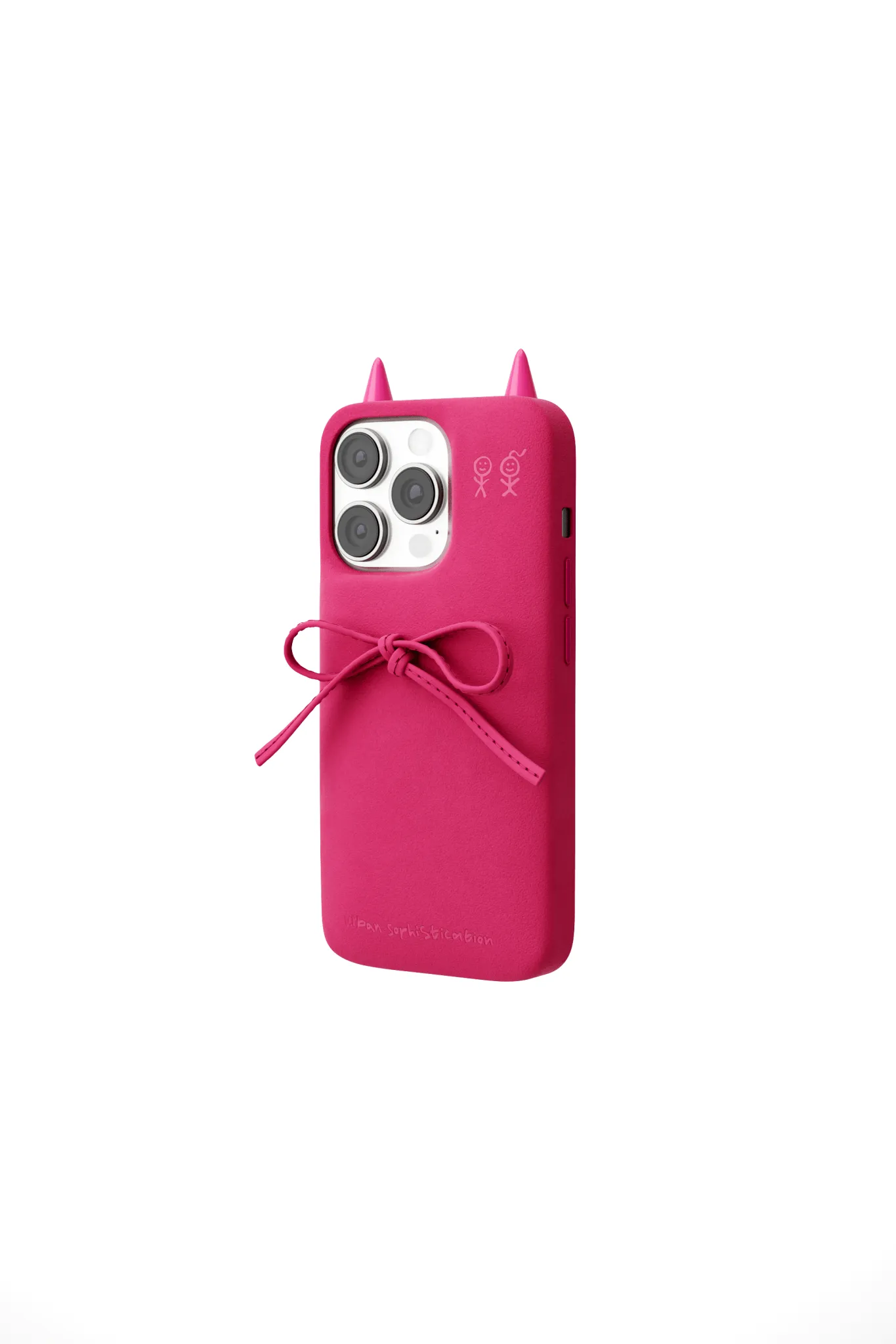 The Soap Case® - Delicate Bow in Neon Pink Suede sold by Urban Sophistication product image thumbnail 5