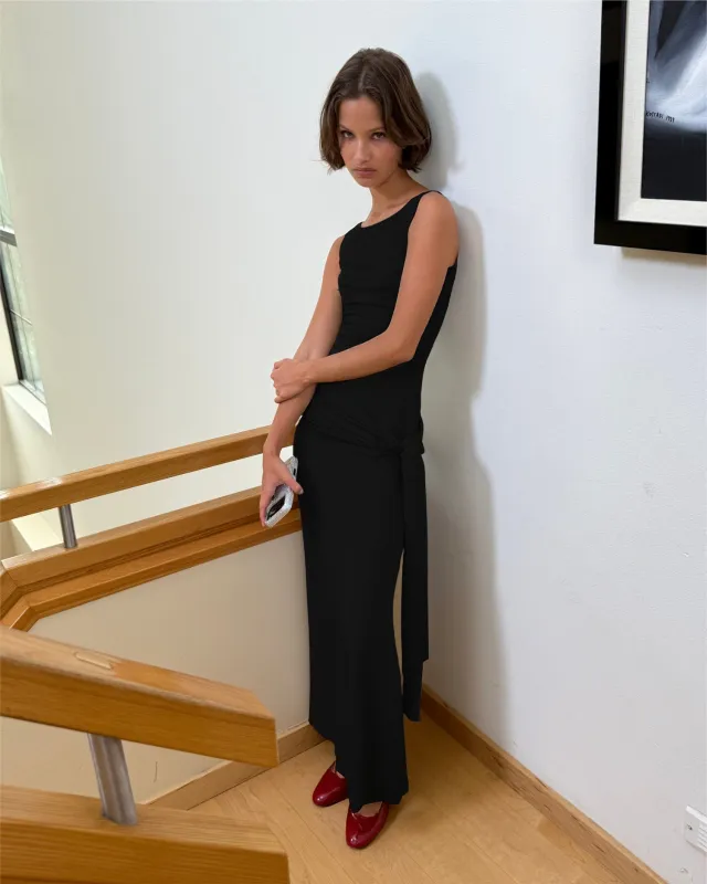 Meet His Mom Dress in Black sold by Urban Sophistication