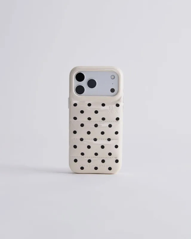 The Puffer Case® - Inverse Polka Dots sold by Urban Sophistication