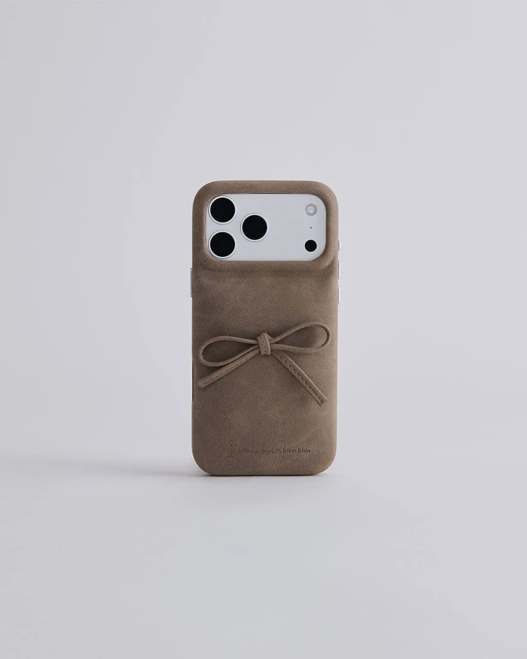 The Soap Case® - Delicate Bow in Suede sold by Urban Sophistication