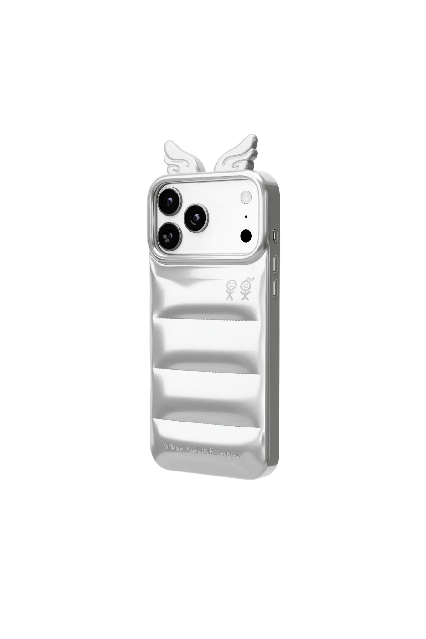 The Puffer Case® - Angel in Chrome sold by Urban Sophistication product image thumbnail 2