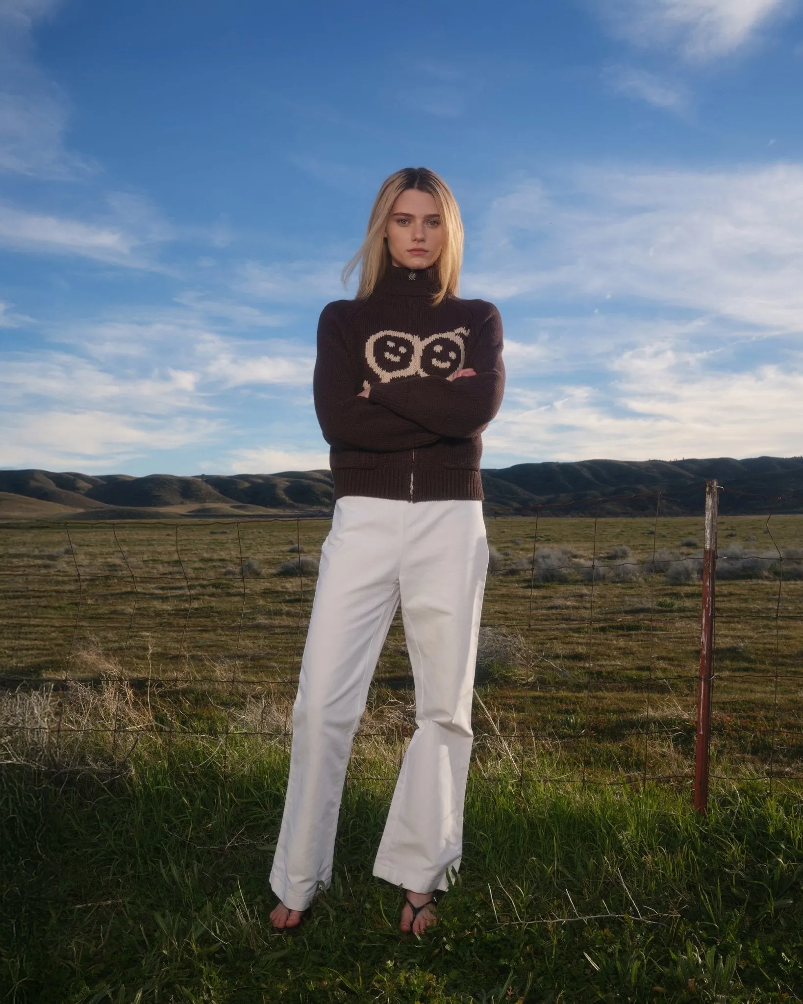 Collar Cardigan in Teddy sold by Urban Sophistication product image thumbnail 4