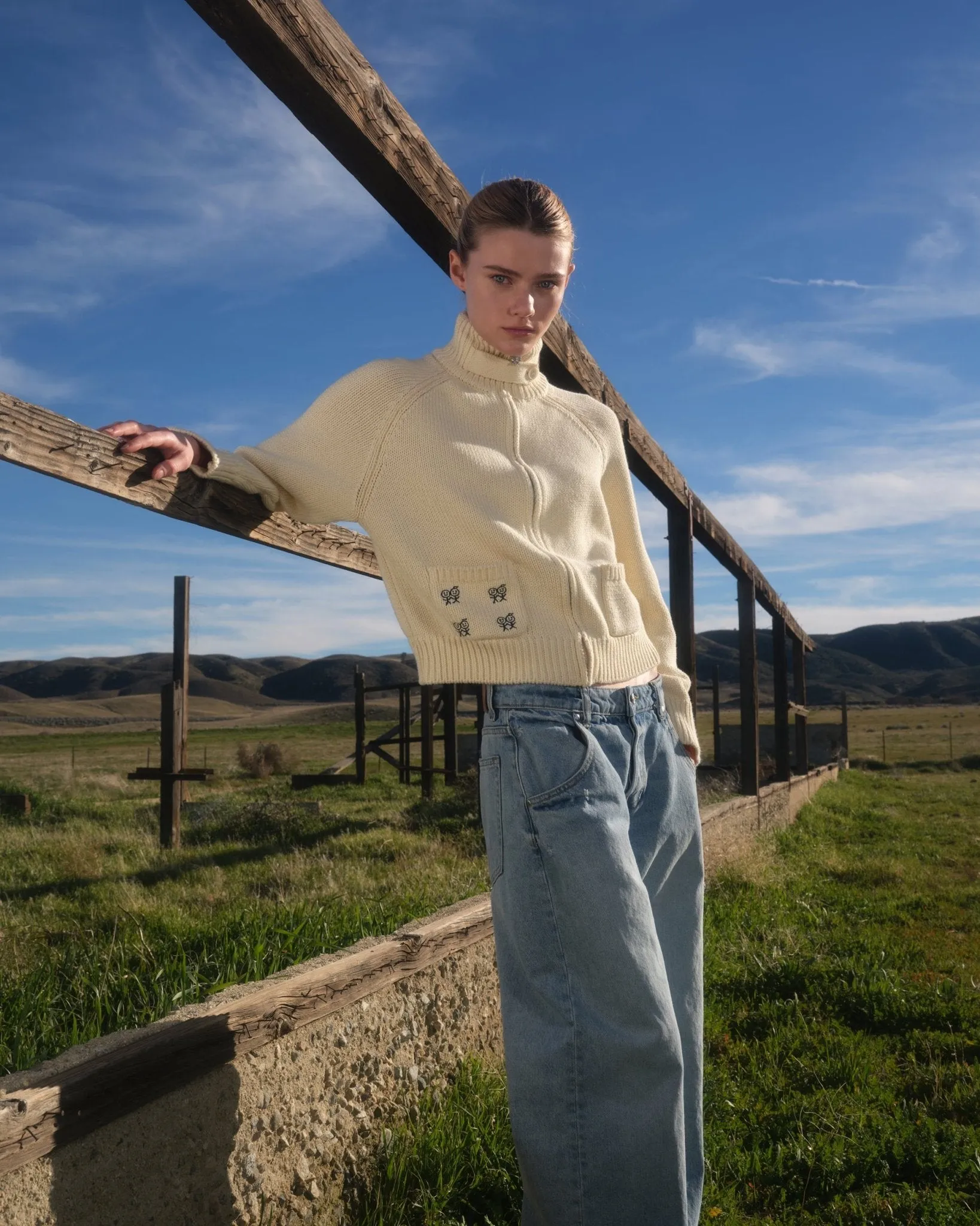 Collar Cardigan in Butter Cream sold by Urban Sophistication product image thumbnail 2