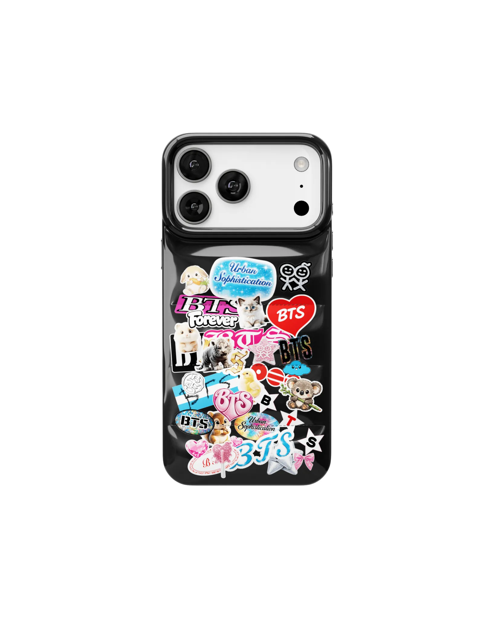 The Puffer Case - BTS Stickers in Black sold by Urban Sophistication product image thumbnail 3