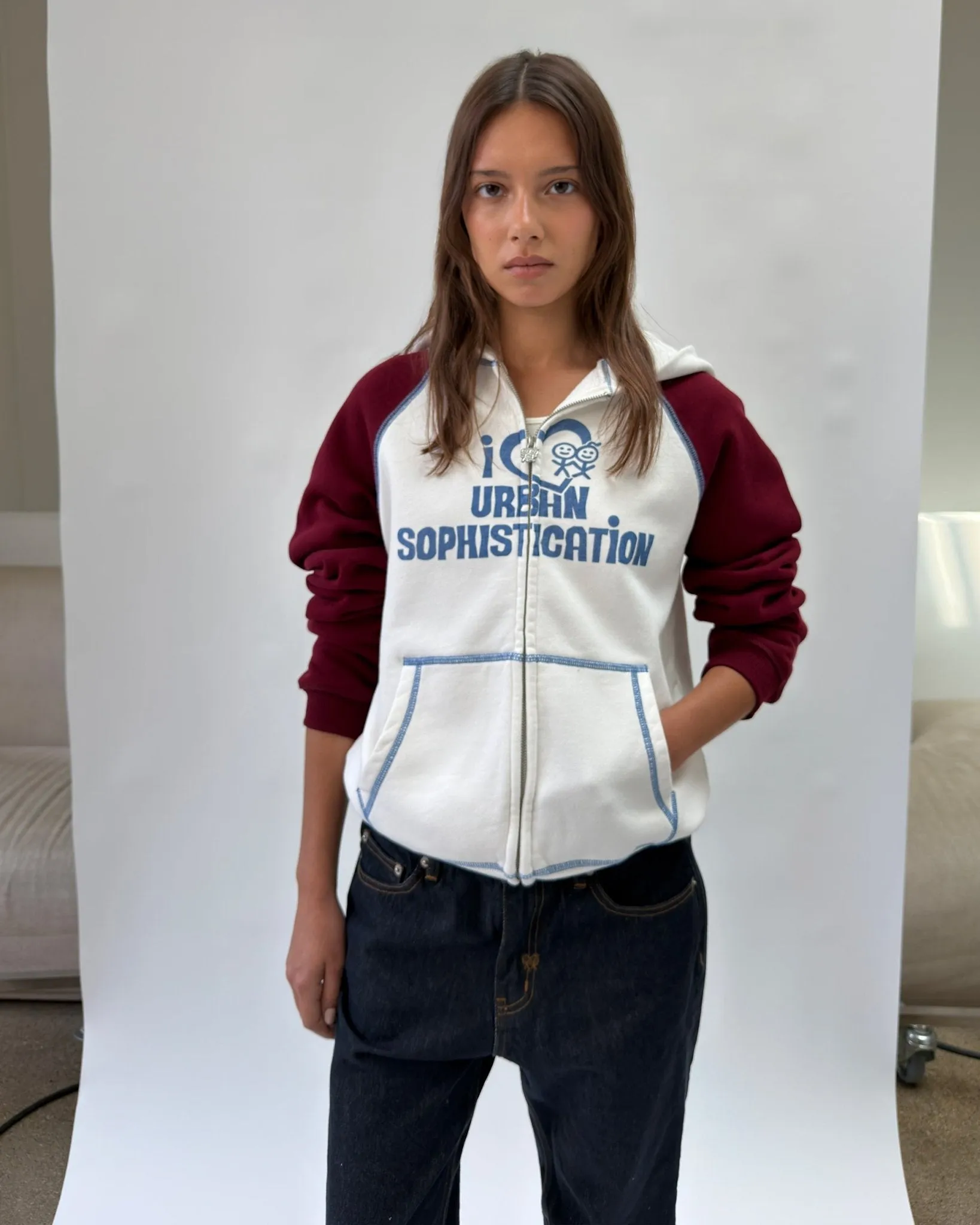 CS01 Classic Fit Terry Zip Hoodie sold by Urban Sophistication product image thumbnail 3