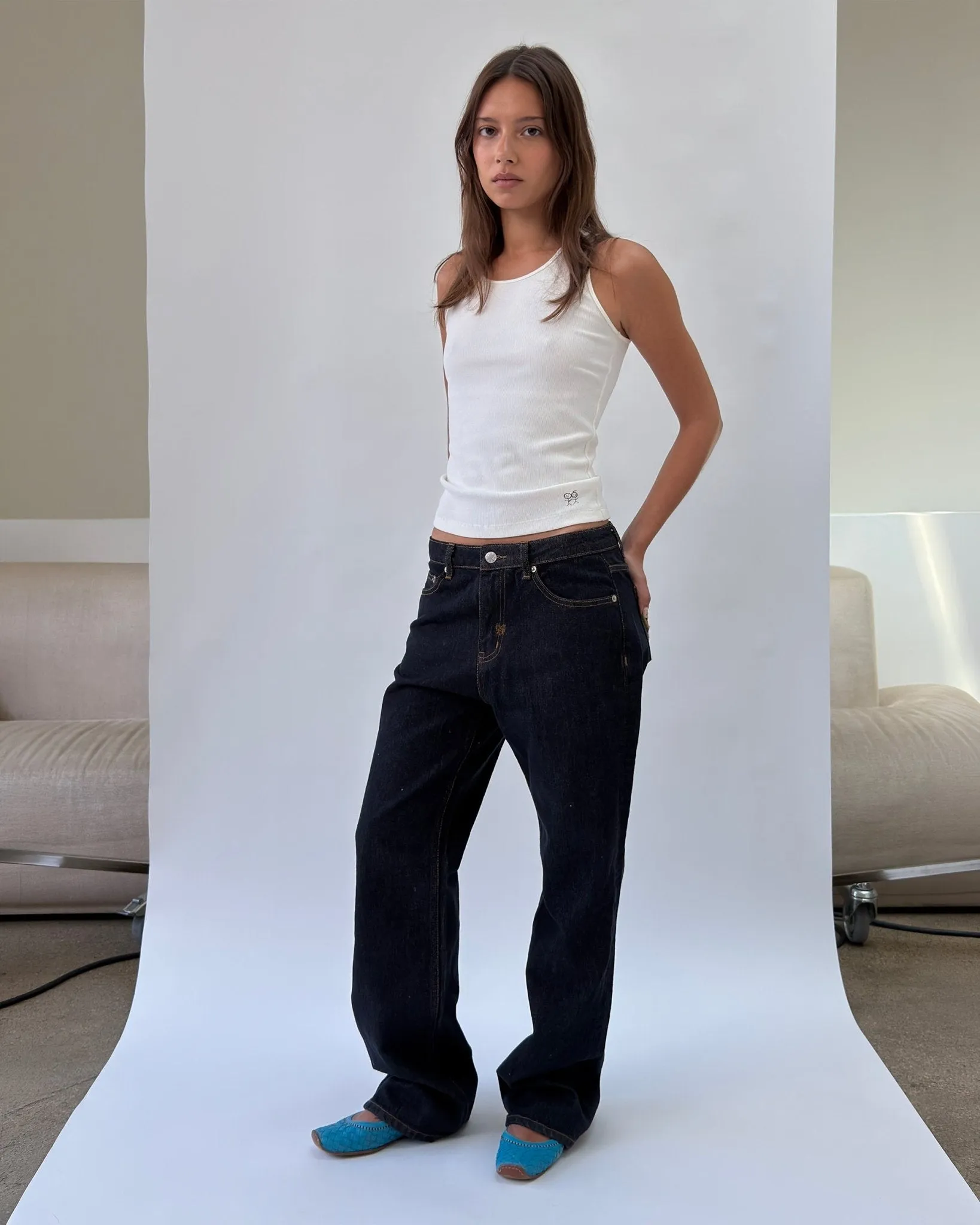 TT02 Ribbed Tank Top sold by Urban Sophistication product image thumbnail 2