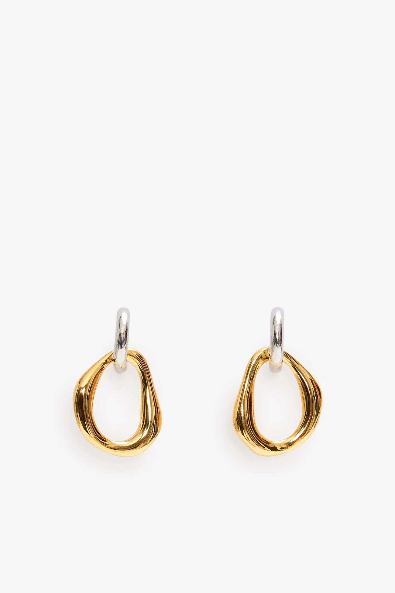 Suki Two-Toned Hoops sold by Marcella NYC product image thumbnail 2