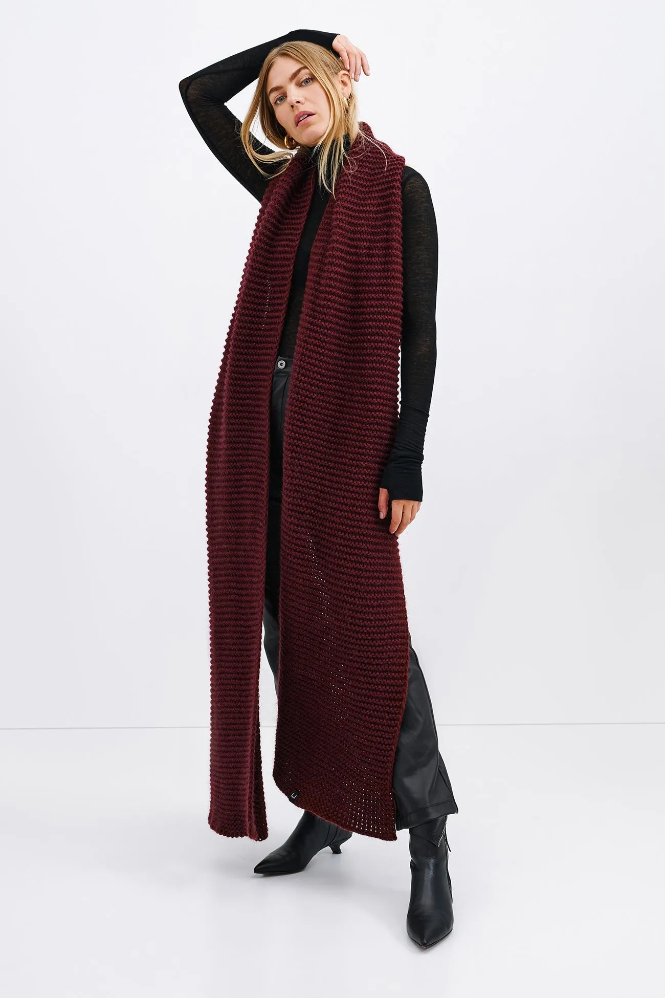 Bronx Mohair Scarf sold by Marcella NYC product image thumbnail 4