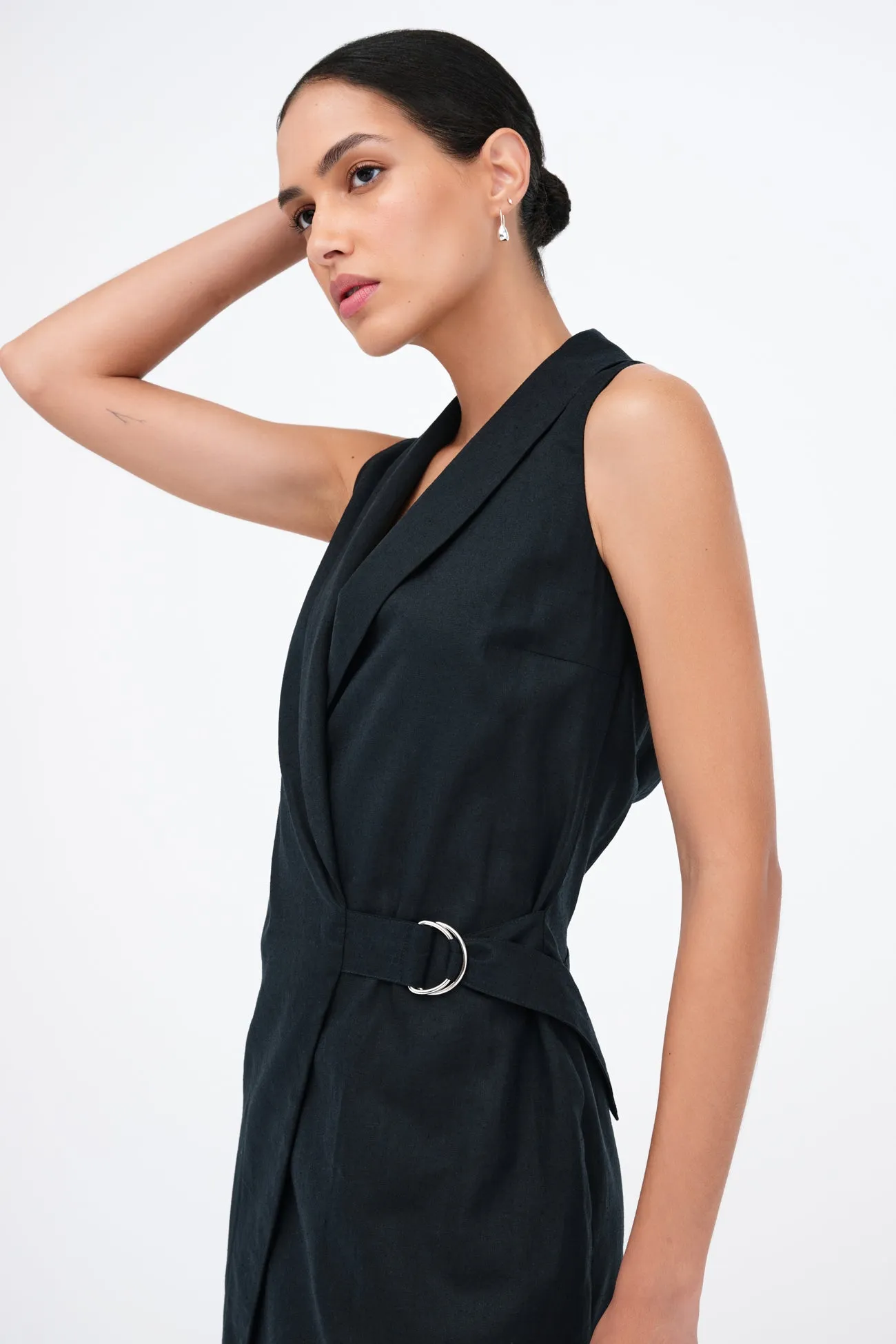 Tabitha Linen-Blend Dress sold by Marcella NYC product image thumbnail 5