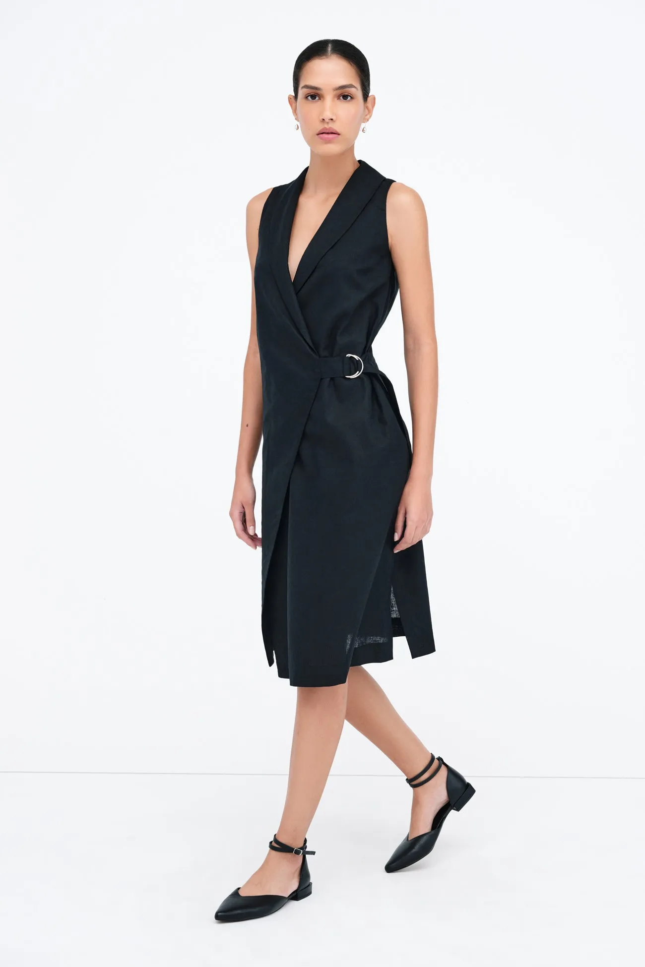 Tabitha Linen-Blend Dress sold by Marcella NYC