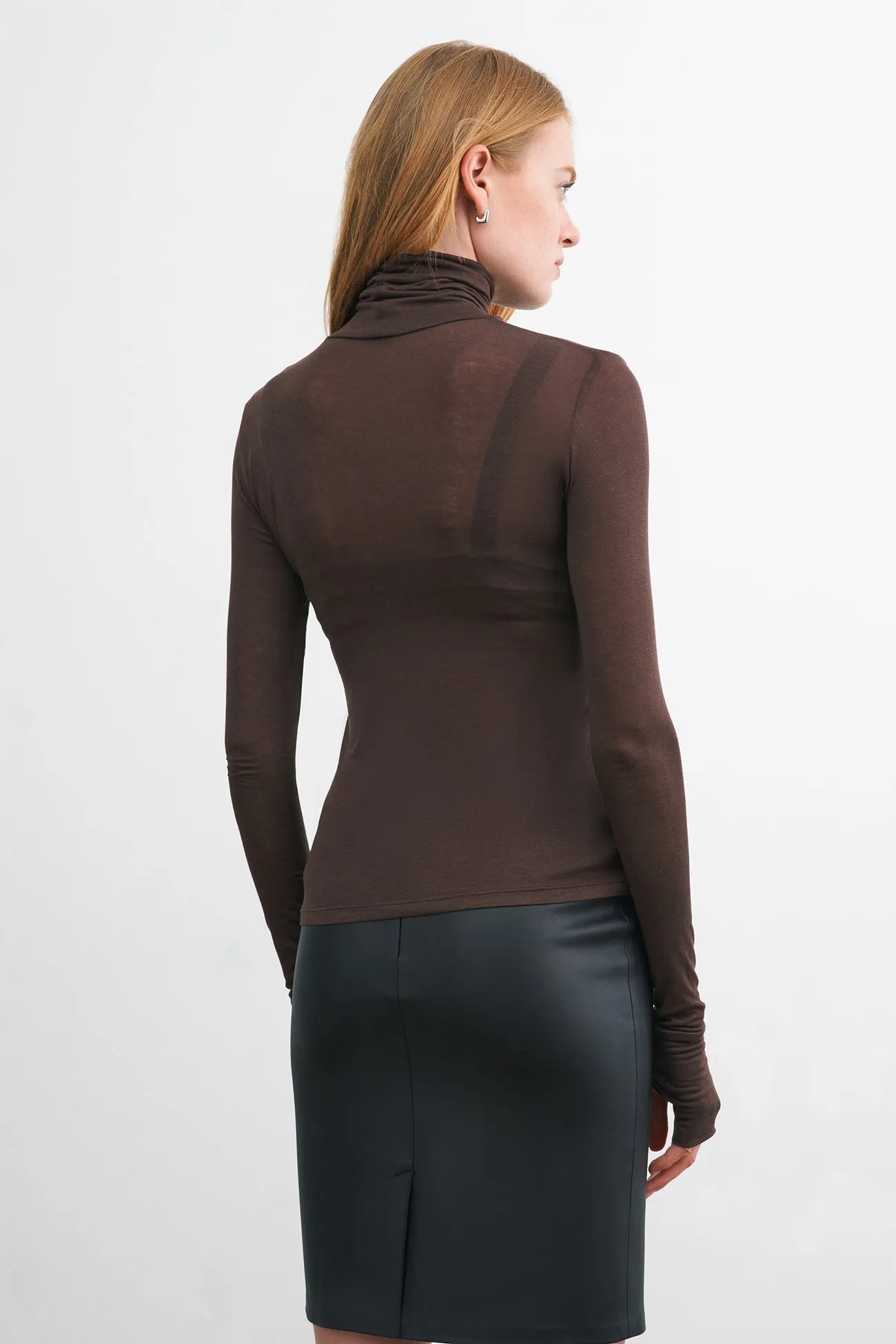 Eloise Sheer Turtleneck sold by Marcella NYC product image thumbnail 5