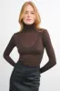 Eloise Sheer Turtleneck sold by Marcella NYC