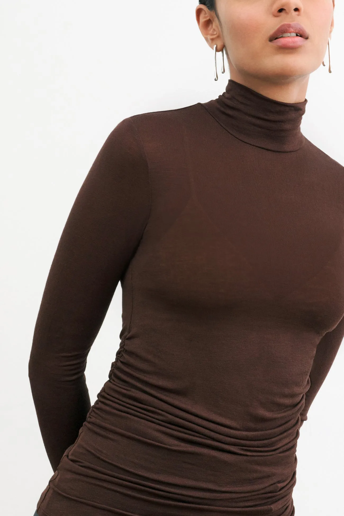Skye Mock Neck Top sold by Marcella NYC product image thumbnail 3